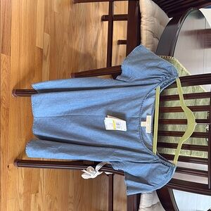 Michael Kors Blue Blouse